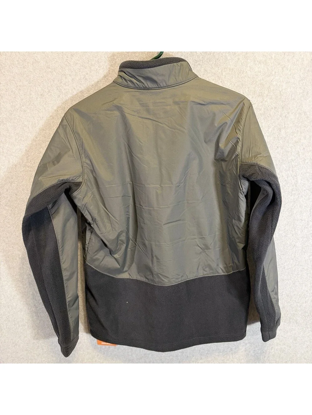 Columbia Youth Steens Mountain Overlay Fleece Jacket WB6762 Gray Black XL